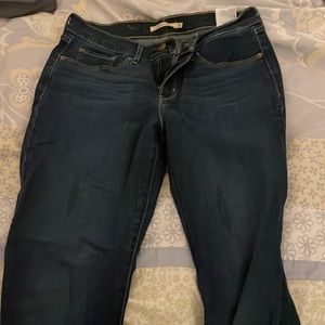 Straight left dark wash Levi’s